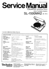 Thumbnail Technics SL-1500 mk2 Turntable , Service Manual Thumbnail Technics SL-1500 mk2 Turntable , Service Manual