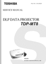 Thumbnail Toshiba TDP-MT-8 DLP data Projector Original Service Manual