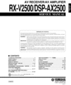 Thumbnail Yamaha RXV-2500 , DSP-AX-2500 Service Manual for repair