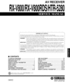 Thumbnail Yamaha RXV-800 Service Manual for repair