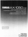 Thumbnail Yamaha AX-1050 Amplifier, Original Service Manual Thumbnail Yamaha AX-1050 Amplifier, Original Service Manual