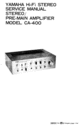 Thumbnail Yamaha CA-400 Amplifier , Original Service Manual Thumbnail Yamaha CA-400 Amplifier , Original Service Manual