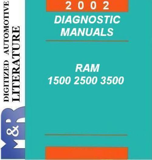 2002 Dodge Ram 1500 500 3500 , 4 Diagnostic Manuals Tradebit