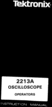 Thumbnail Tektronix 2213A Operating Manual