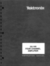 Thumbnail Tektronix 5A14N Op & Service Manual