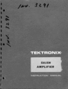 Thumbnail Tektronix 5A15N Op & Service Manual