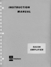 Thumbnail Tektronix 5A23N Op & Service Manual