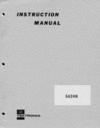 Thumbnail Tektronix 5A24N Op & Service Manual