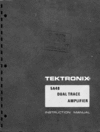 Thumbnail Tektronix 5A48 Op & Service Manual