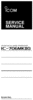 Thumbnail Icom IC-706 Mark 2-G Xceiver Service Manual