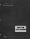 Thumbnail Tektronix R7704 Service Manual