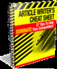 Thumbnail Article Writers Cheat Sheet With PLR!