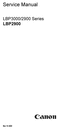 Thumbnail Canon Lbp2900 / Lbp3000 Service Manual