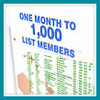 Thumbnail One Month To A 1000 List Members