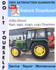 Thumbnail John Deere 840, 940, 1040, 1140 Tractors Technical Manual ☆