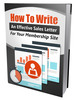 Thumbnail How to Write An Effective Membership Sales Letter 
