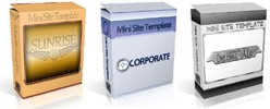 Thumbnail 6 Mini-Site Templates Package Thumbnail 6 Mini-Site Templates Package