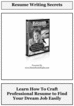 Thumbnail Resume writing secrets Thumbnail Resume writing secrets