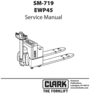 Thumbnail CLARK PALLET TRUCK EWP45 SERVICE MANUAL Thumbnail CLARK PALLET TRUCK EWP45 SERVICE MANUAL