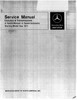 Thumbnail Mercedes Benz Service Manual Clutches & Transmissions 1977