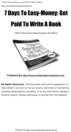 Thumbnail 7 Days To Easy Money Get Paid To Write A Book