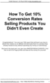 Thumbnail high conversion affiliate