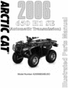 Thumbnail 2006 Arctic Cat 650H1 Illustrated Parts Manual