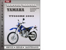 Thumbnail Yamaha TT600RE 2003 Factory Service Repair Manual Download