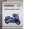 Thumbnail Yamaha XP500(N) 2001 Factory Service Repair Manual Download