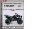 Thumbnail Yamaha YFM350EX Wolverine 2001 Factory Service Repair Manual Download Thumbnail Yamaha YFM350EX Wolverine 2001 Factory Service Repair Manual Download
