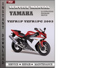 Thumbnail Yamaha YZFR1P YZFR1PC 2003 Factory Service Repair Manual Download Thumbnail Yamaha YZFR1P YZFR1PC 2003 Factory Service Repair Manual Download