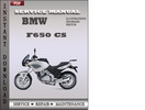 Thumbnail BMW F650 CS Factory Service Repair Manual Download
