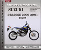 Thumbnail Suzuki DR650SE 2000 2001 2002 Factory Service Repair Manual Download Thumbnail Suzuki DR650SE 2000 2001 2002 Factory Service Repair Manual Download