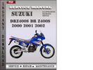 Thumbnail Suzuki DRZ400S DR Z400S 2000 2001 2002 Factory Service Repair Manual Download Thumbnail Suzuki DRZ400S DR Z400S 2000 2001 2002 Factory Service Repair Manual Download