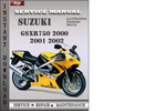 Thumbnail Suzuki GSXR750 2000 2001 2002 Factory Service Repair Manual Download