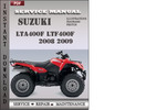 Thumbnail Suzuki LTA400F LTF400F 2008 2009 Factory Service Repair Manual Download Thumbnail Suzuki LTA400F LTF400F 2008 2009 Factory Service Repair Manual Download