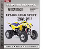 Thumbnail Suzuki LtZ400 Quad Sport 2009 2010 Factory Service Repair Manual Download