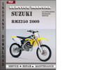 Thumbnail Suzuki RMZ250 2009 Factory Service Repair Manual Download
