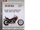 Thumbnail Suzuki VS700 VS750 VS800 S50 1989 1990 1991 1992 Factory Service Repair Manual Download