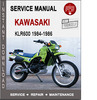 Thumbnail Kawasaki KLR600 1984-1986 Service Repair Manual PDF