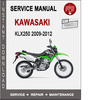 Thumbnail Kawasaki KLX250 D-TRACKER X 2009-2012 Service Repair Manual 
