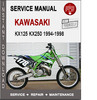 Thumbnail Kawasaki KX125 KX250 1994-1998 Service Repair Manual PDF Thumbnail Kawasaki KX125 KX250 1994-1998 Service Repair Manual PDF