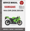Thumbnail Kawasaki Ninja ZX6R (ZX636) 2005-2006 Service Repair Manual 