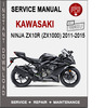 Thumbnail Kawasaki Ninja ZX10R (ZX1000) 2011-2015 Service Manual