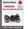 Thumbnail Kawasaki Ninja ZX14R (ZZR1400) 2012-2013 Service Manual