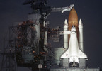 Thumbnail Space Shuttle Atlantis on the pad