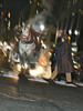 Thumbnail Horse-drawn carriage, pedestrians at night, NYC