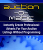 Thumbnail Auction-O-Matic Auction Software - Automatically Create Auct