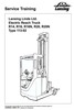 Thumbnail Linde Electric Reach Truck Service (Training) Manual 113-02 