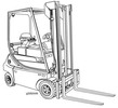 Thumbnail Linde Explosion Proof Electric Lift Truck 335-02 Series: E14, E16, E16C, E18C,E16P, E18P, E20P Operating Manual (User Manual)